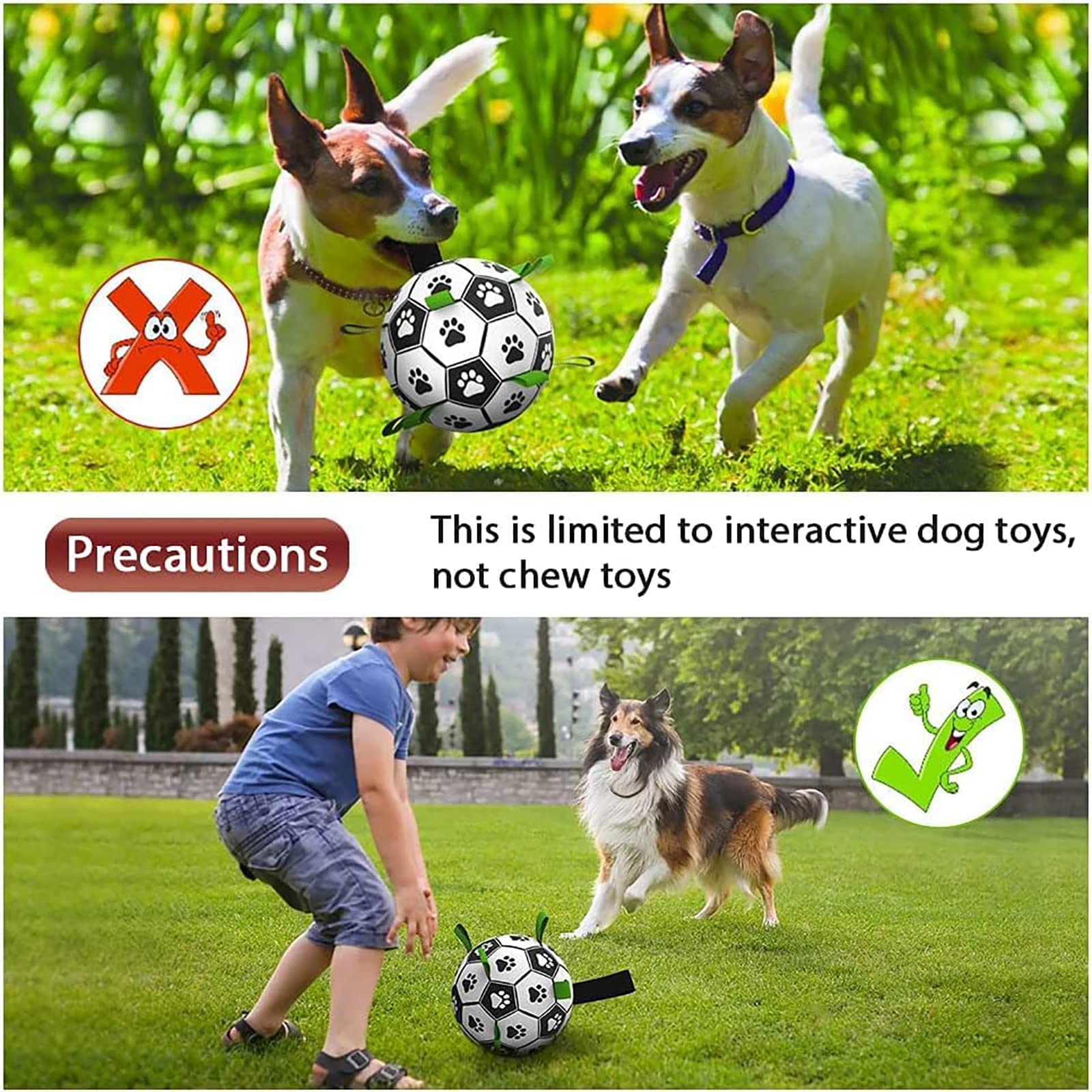 Interactive Dog Football Soccer Ball